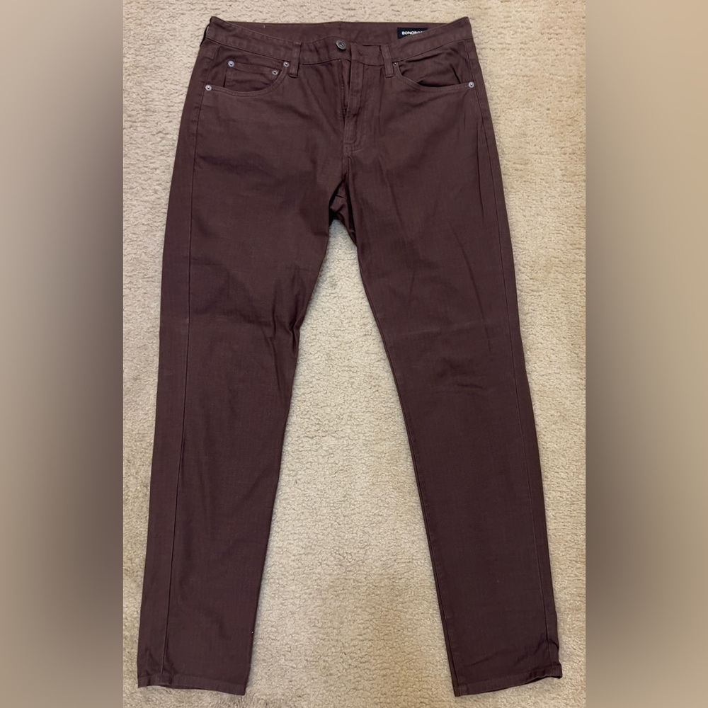 Bonobos Chocolate Brown Trousers